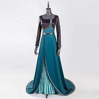 アナと雪の女王風　戴冠式　コスプレドレス　衣装　大人用　4点セット Amazon.co.jp: [Sanjucos] アナと雪の女王2 アナ Anna コスプレ